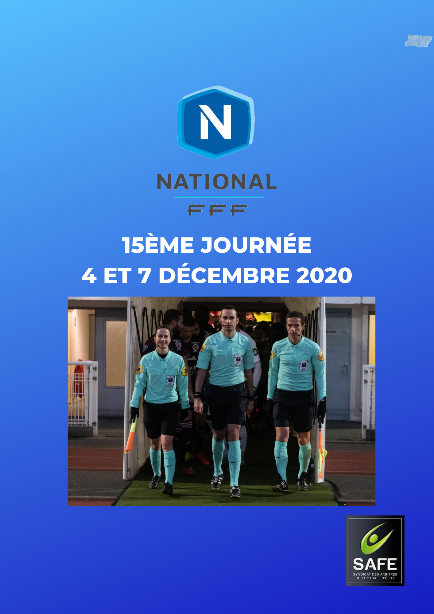 Désignations 15ème journée de National